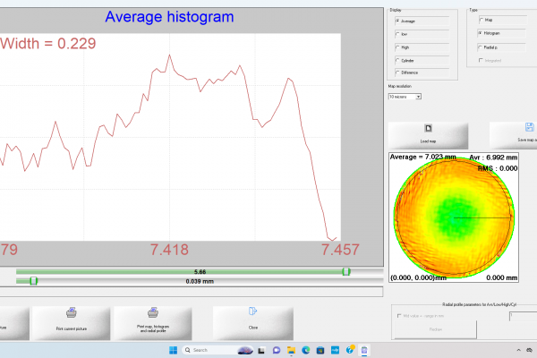 Brass 2000 aspheric histogram (no-fringe)