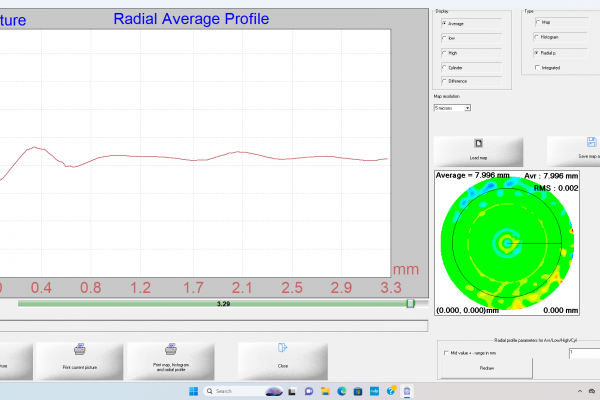 Brass 2000 spheric radial profile (no-fringe)